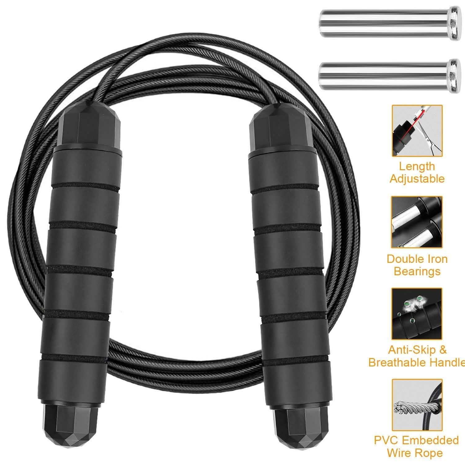 Adjustable Steel Wire Jumping Ropes DailySale