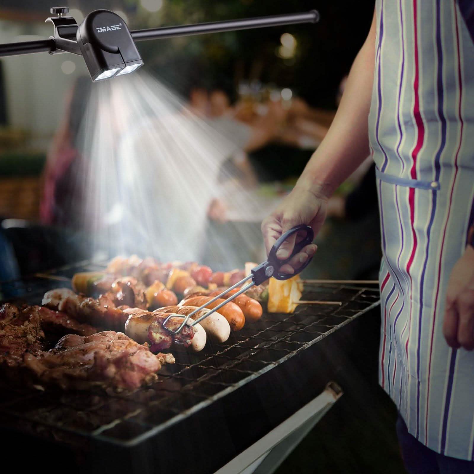 Adjustable Super Bright BBQ Grill Lights 360 Degree Rotation Cooking Camping DailySale