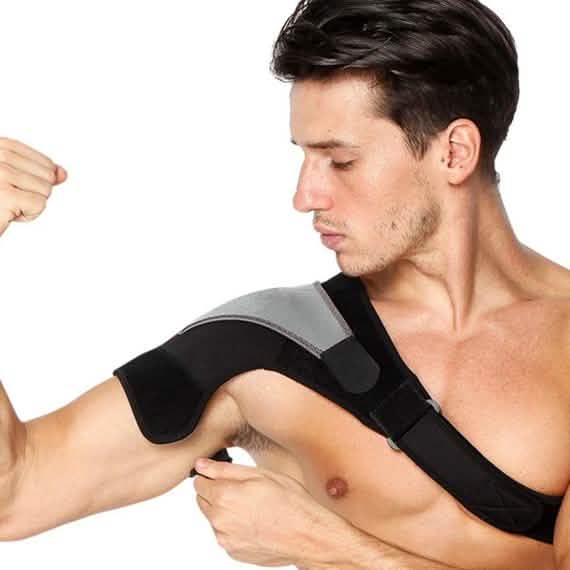 Adlikes Shoulder Support Adjustable Shoulder Wrap Belt Band Gym Sport Brace DailySale
