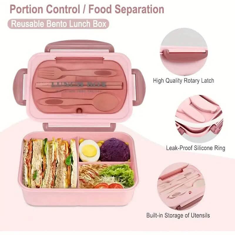 Adult Leak Proof Lunch Box with Tableware DailySale