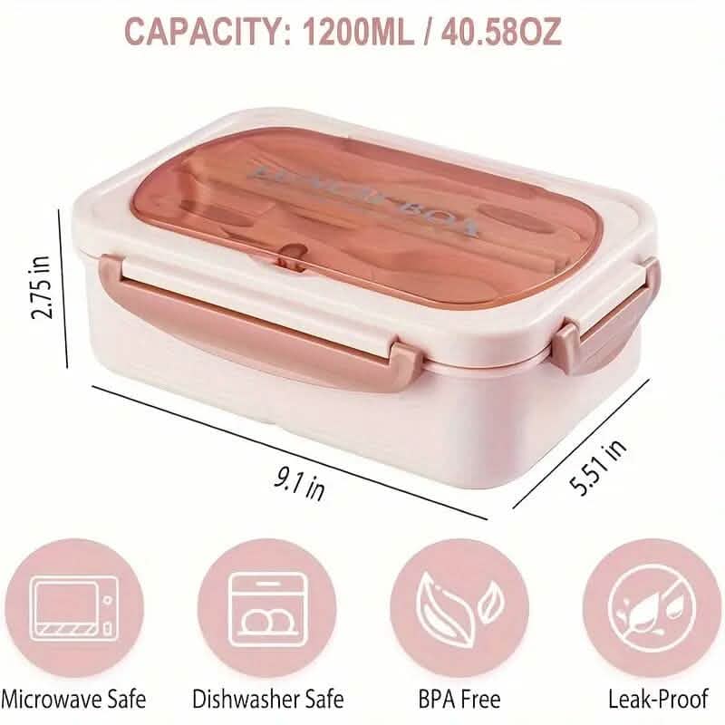 Adult Leak Proof Lunch Box with Tableware DailySale