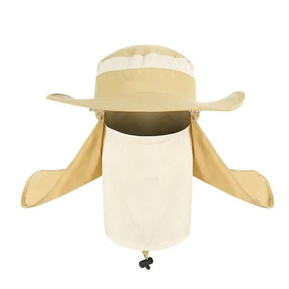 Adult Wide Brim Sun Hat with Neck Face Flap Cover DailySale