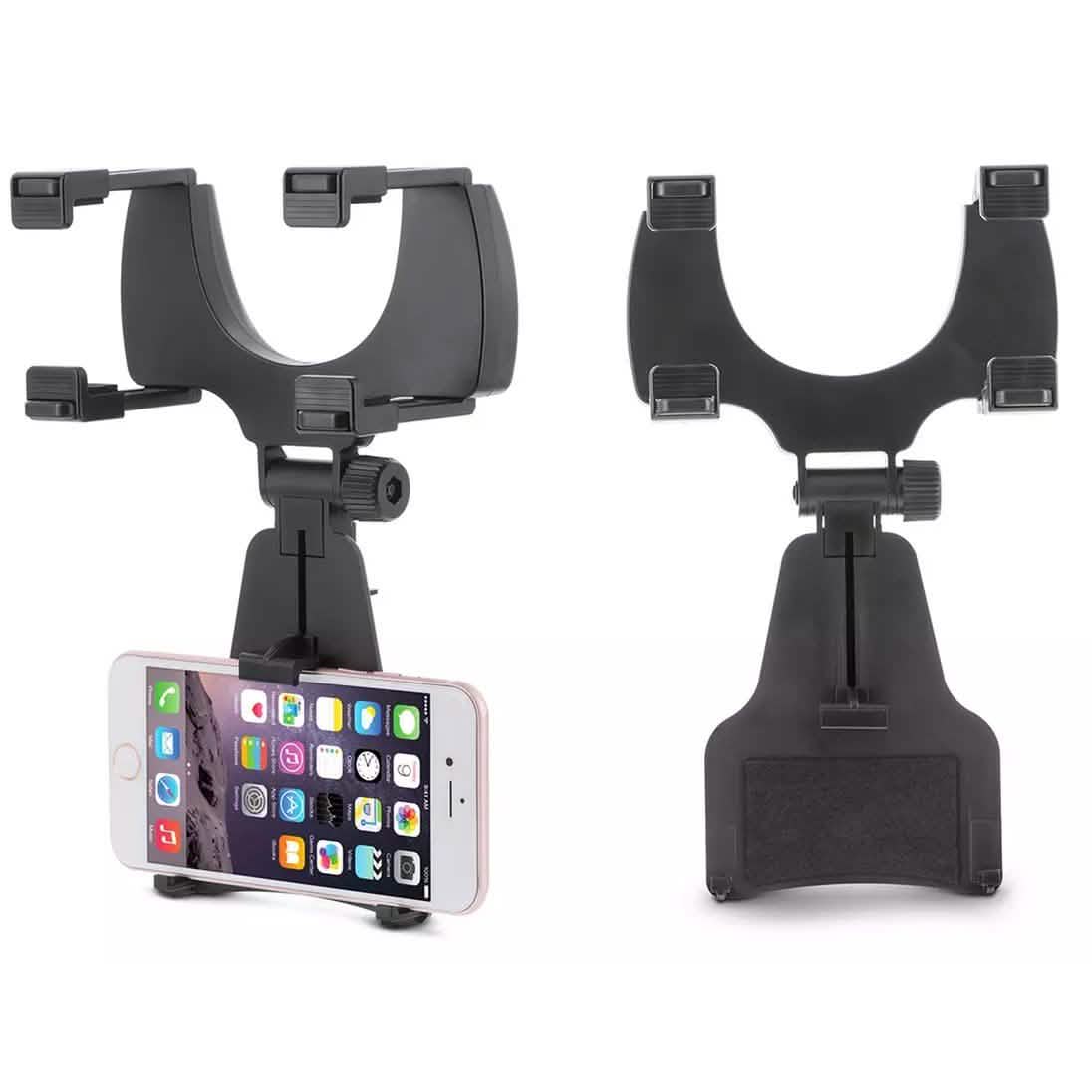 Aduro Grip-Clip Universal Rearview Mirror Phone Mount DailySale