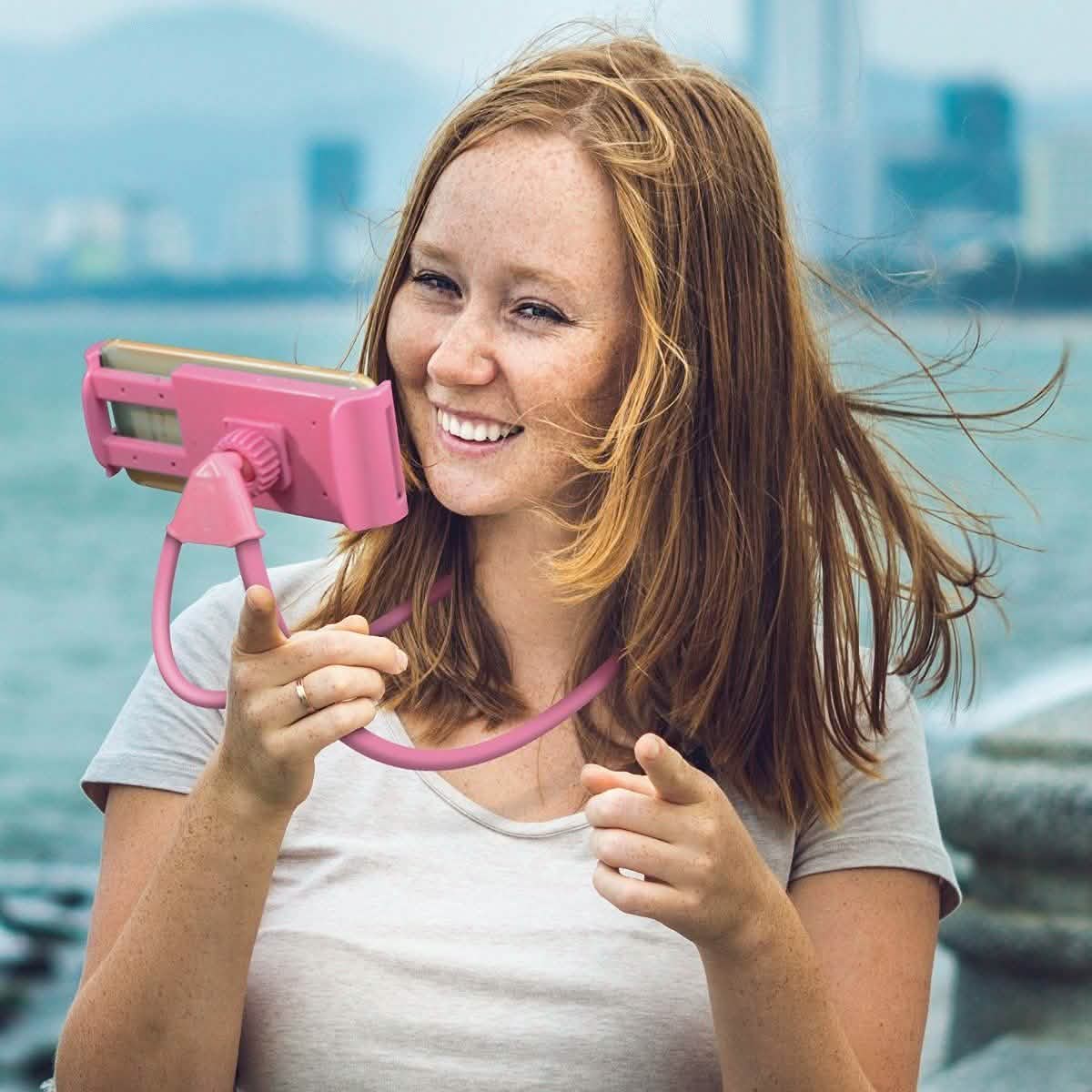 Aduro Lounger Universal Adjustable Gooseneck Cell Phone Mount Holder DailySale