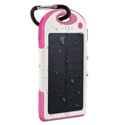 Aduro Powerup Solar 6,000 mAh Portable Backup Battery DailySale