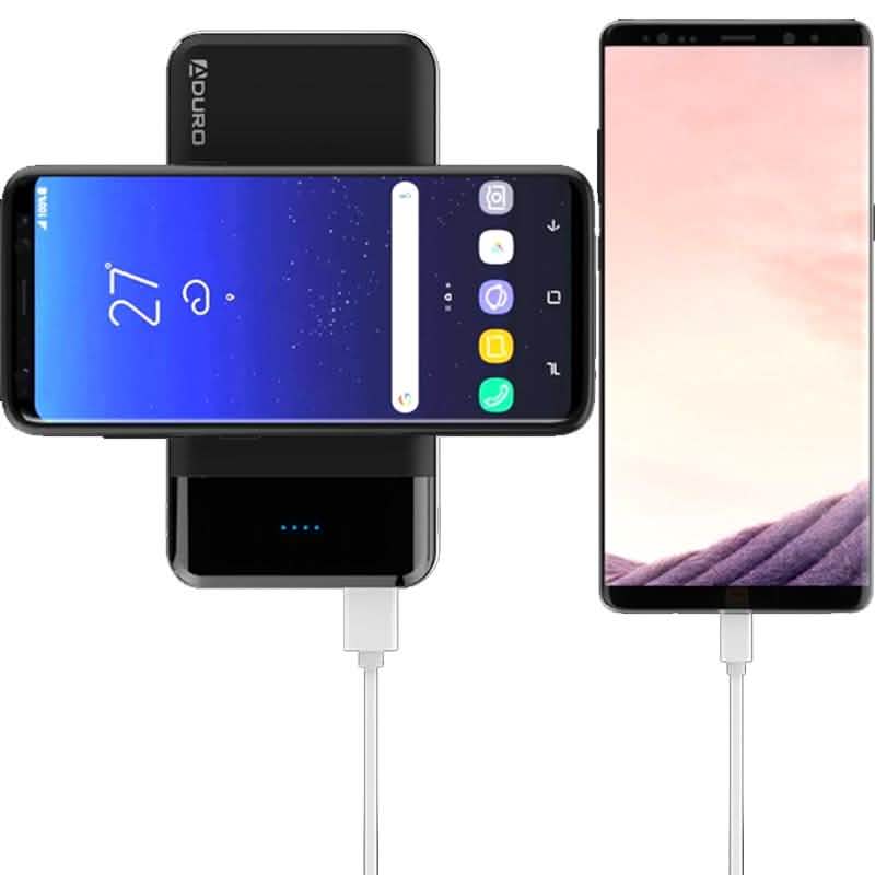 Aduro PowerUp Wireless Charging 10,000mAh Dual-USB Backup Battery DailySale