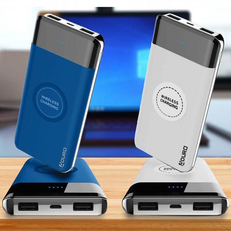 Aduro PowerUp Wireless Charging 10,000mAh Dual-USB Backup Battery DailySale