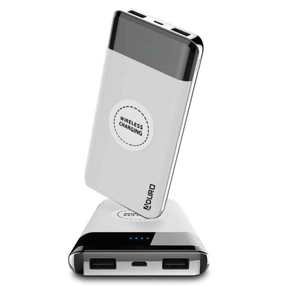 Aduro PowerUp Wireless Charging 10,000mAh Dual-USB Backup Battery DailySale
