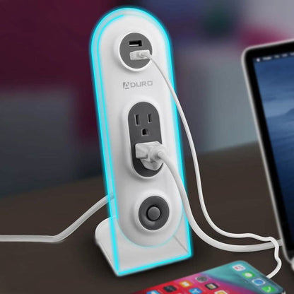 Aduro Surge Duo Dual USB & Dual Surge Charging Station DailySale