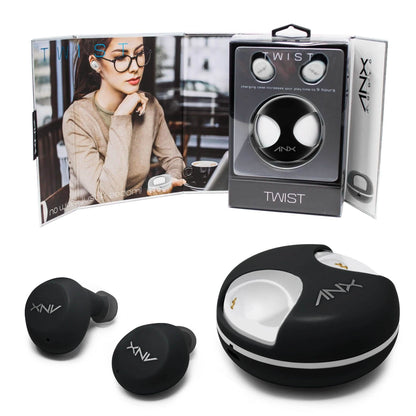Aduro Twist True Wireless Earbuds with Charging Case DailySale