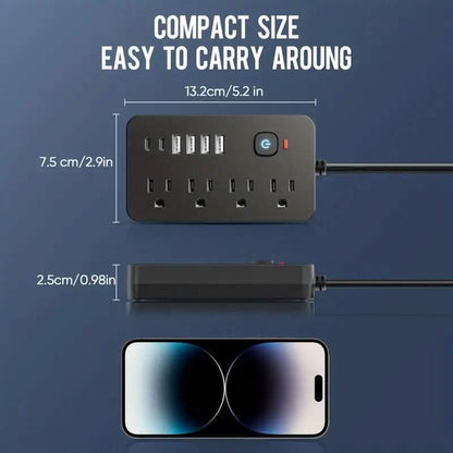 Advanced 10-in-1 Multi-Plug Power Strip DailySale