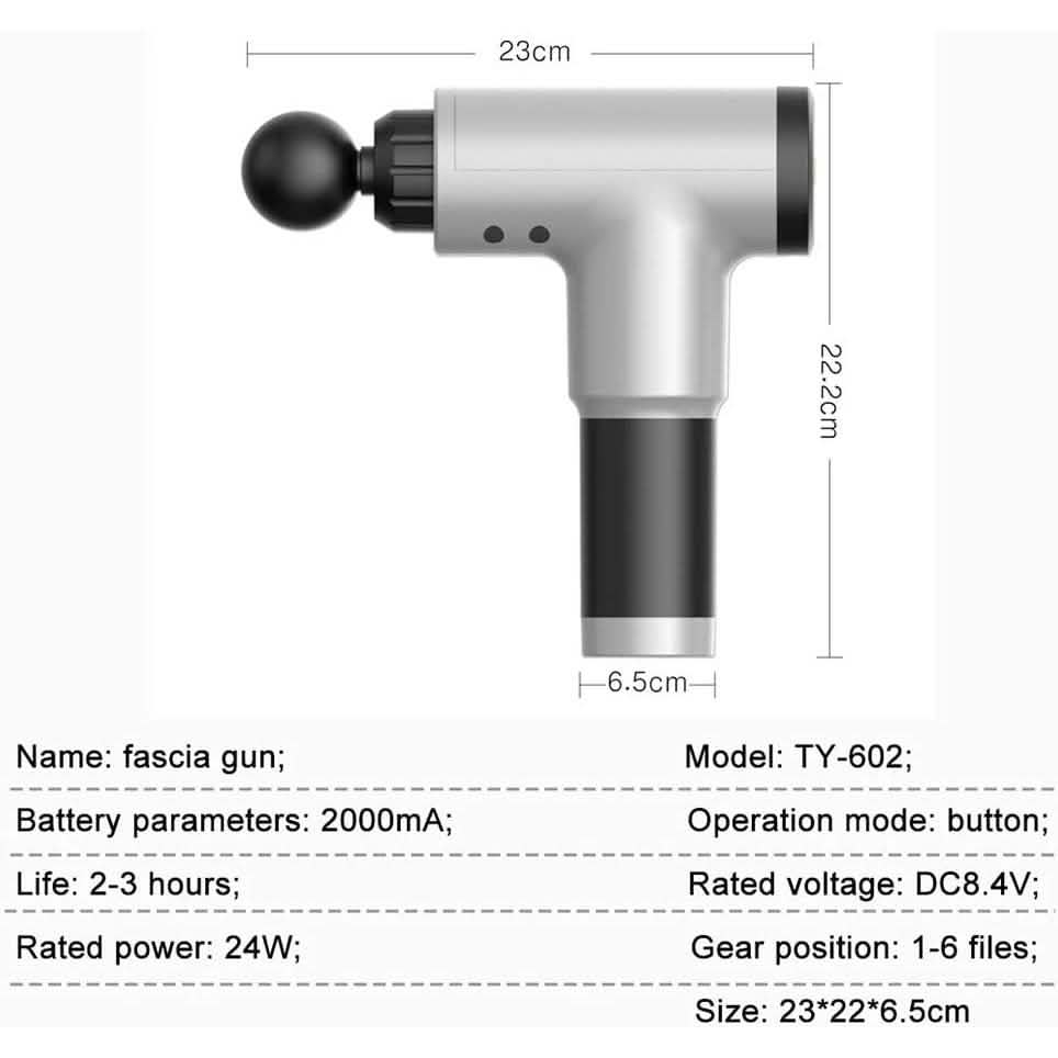 Advanced Hand Held Deep Tissue Muscle Massage Gun DailySale