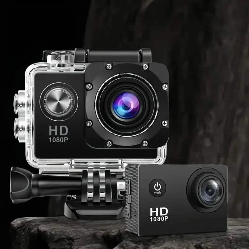 Ultra HD 1080P Action Camera – 140° Wide Angle, Fisheye Lens, LCD Display DailySale