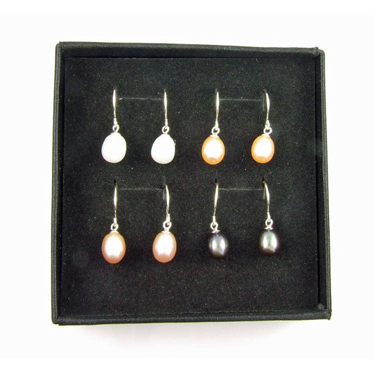 Natural Fresh Water Pearl Jewelry sets Sterling Silver Bids.com