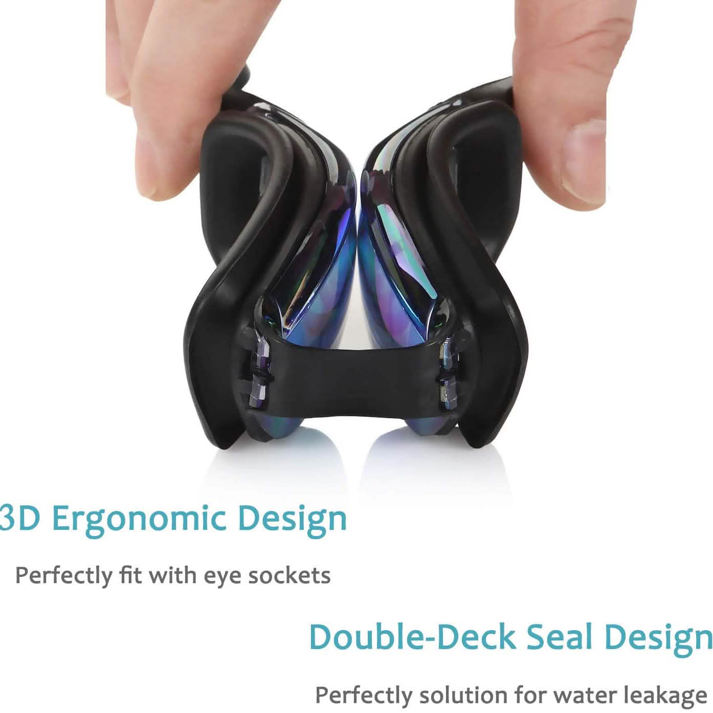 Aegend Swim Goggles No Leaking Full Protection DailySale