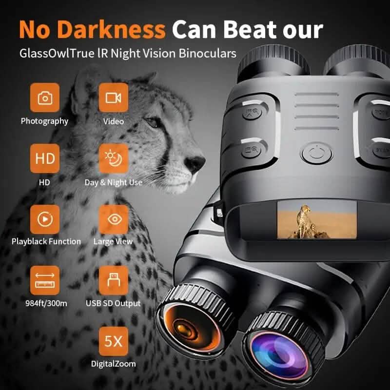 Afterwave HD 1080p Night Vision Device with 5x Digital Zoom Night Vision Goggles DailySale