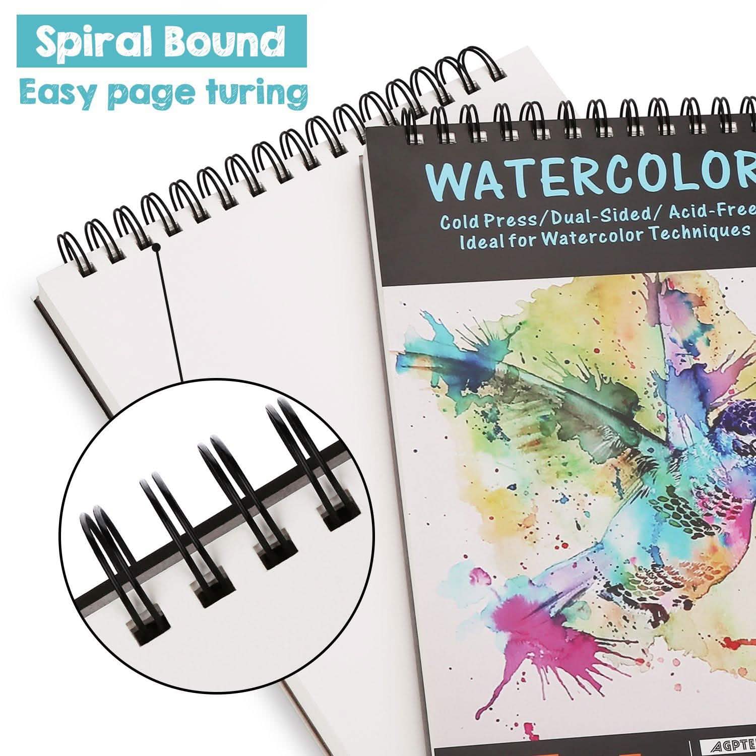 AGPtEk 12 inches 35 Sheets Watercolor Paper Pad DailySale