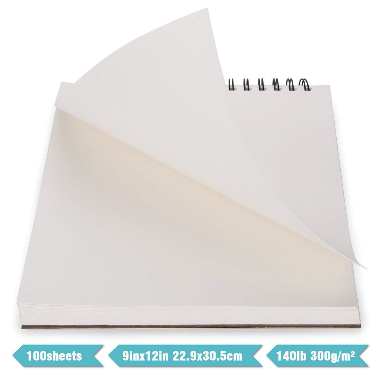 AGPtEk 12 inches 35 Sheets Watercolor Paper Pad DailySale