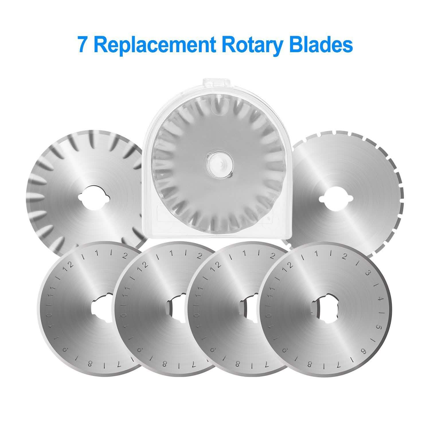 AGPtek 45mm Rotary Cutter with 7 Replacement Rotary Blades and Safety Lock DailySale