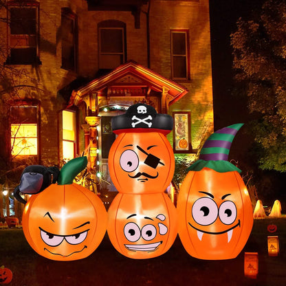 AGPTEK 4.9 Ft. Halloween Pumpkin Outdoor Decoration DailySale