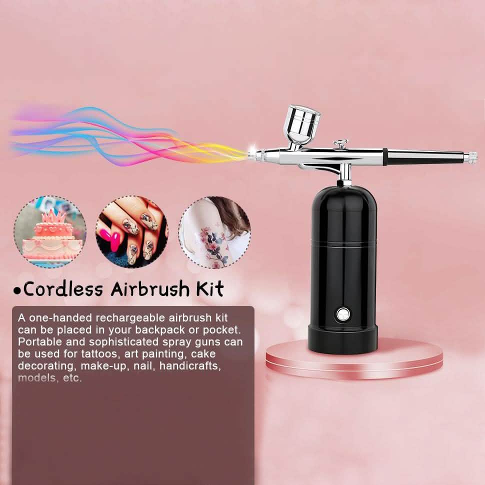 AGPtEK Airbrush Kit Mini Air Compressor DailySale