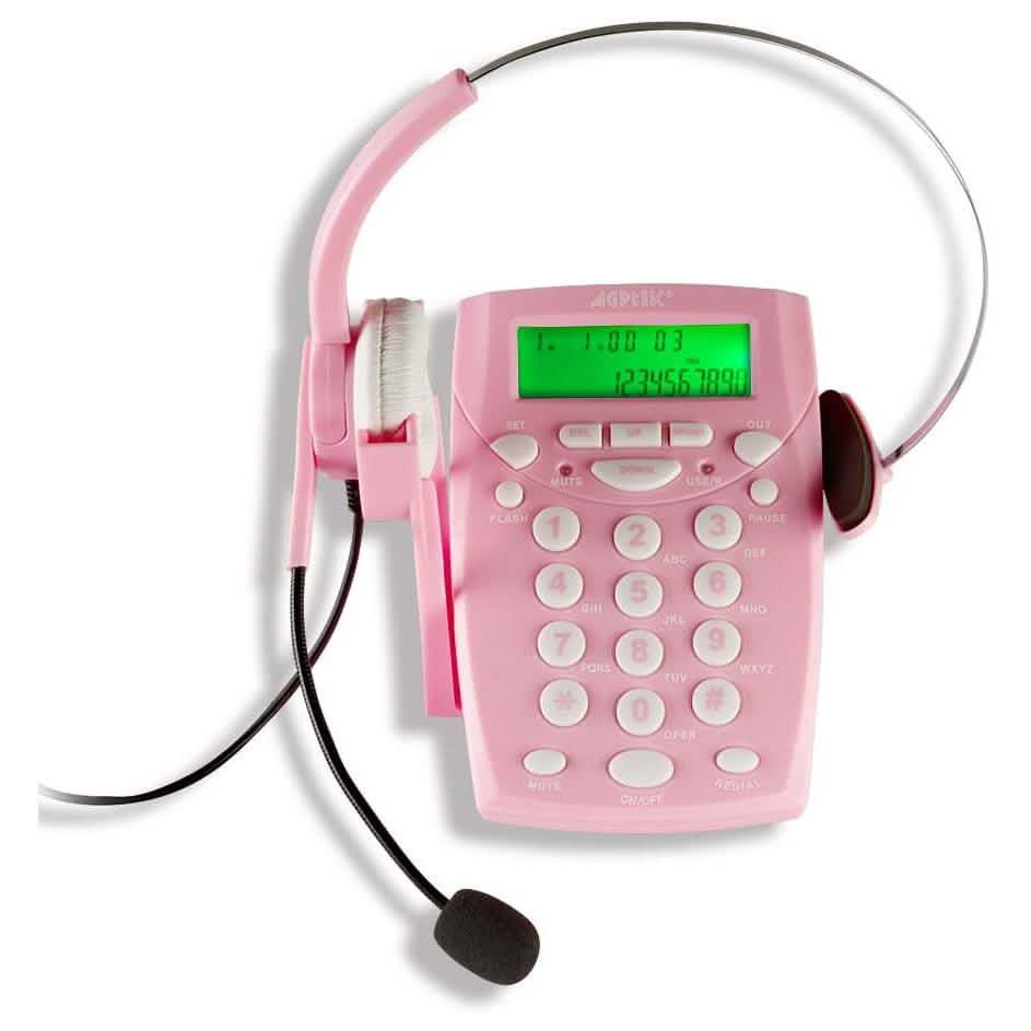 AGPtek Call Center Dialpad Corded Headset Telephone DailySale