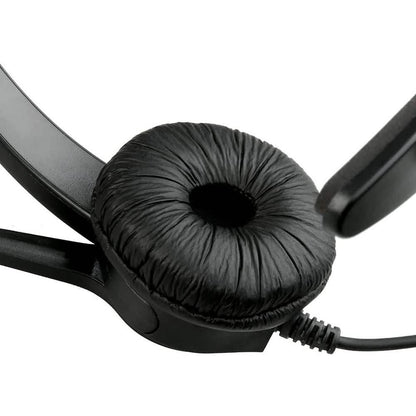 AGPtEK Call Center Hands-Free Noise Cancelling Corded Monaural Headset with Mic Mircrophone DailySale