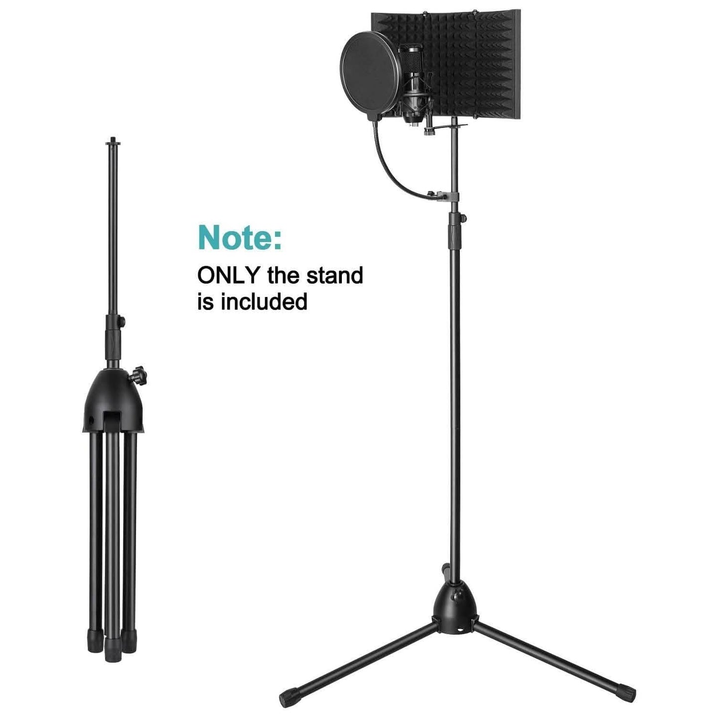 AGPtEK Condenser Microphone Stand with Non-Slip Feet DailySale