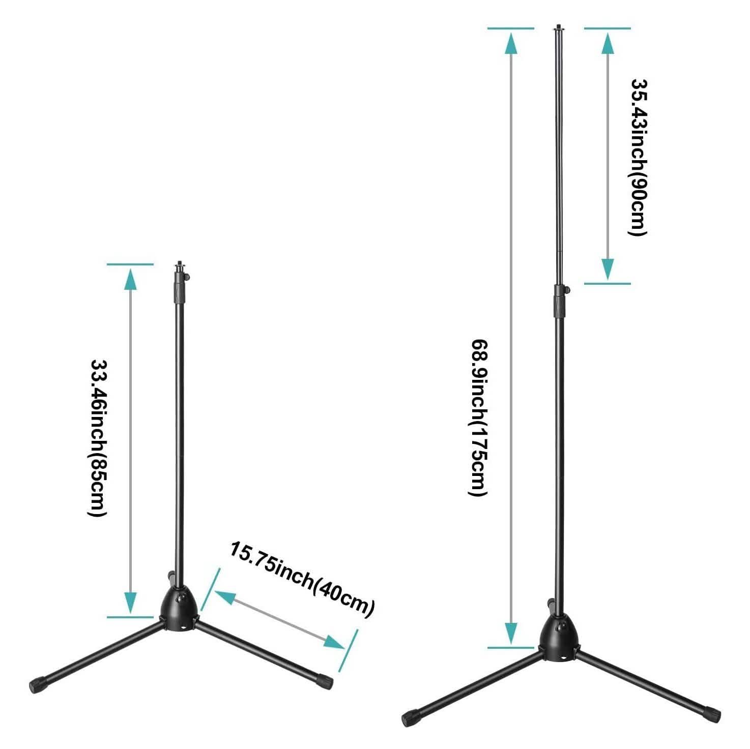 AGPtEK Condenser Microphone Stand with Non-Slip Feet DailySale