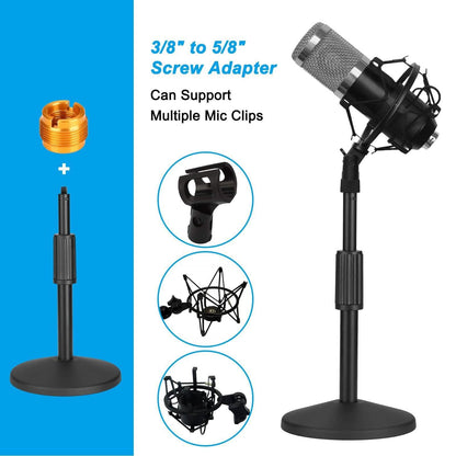 AGPtEK Desk Microphone Stand with Mic DailySale