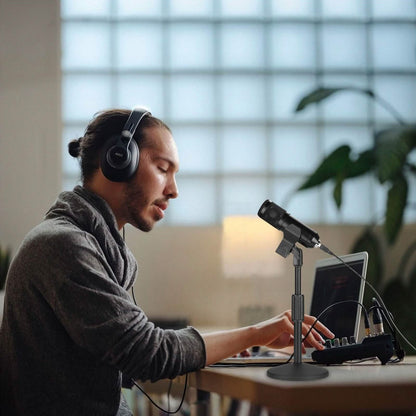 AGPtEK Desk Microphone Stand with Mic DailySale