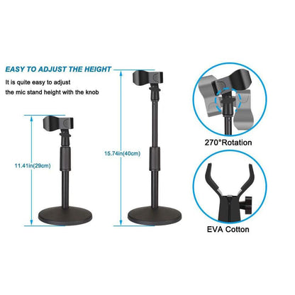 AGPtEK Desk Microphone Stand with Mic DailySale