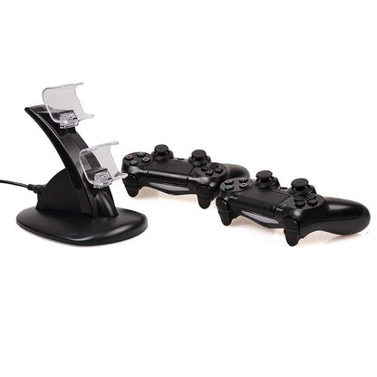 AGPtek Dual USB Charger Charging Docking Station for PS4 DailySale
