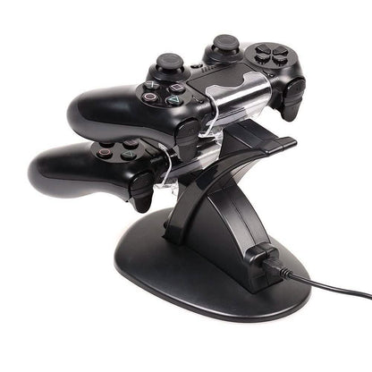 AGPtek Dual USB Charger Charging Docking Station for PS4 DailySale