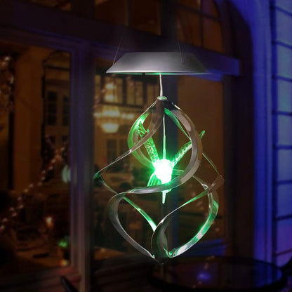 AGPtek Hummingbird Win Wind Chime Color Changing Solar Hanging Lights DailySale