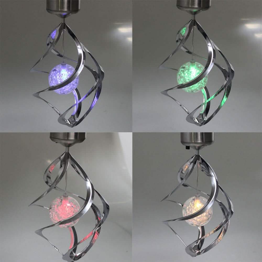 AGPtEK Solar Power LED Color Changing Wind Chime For Outdoor Garden Courtyard DailySale
