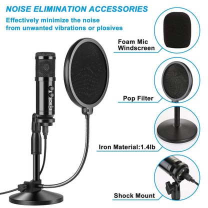 AGPtEK USB Condenser Microphone DailySale