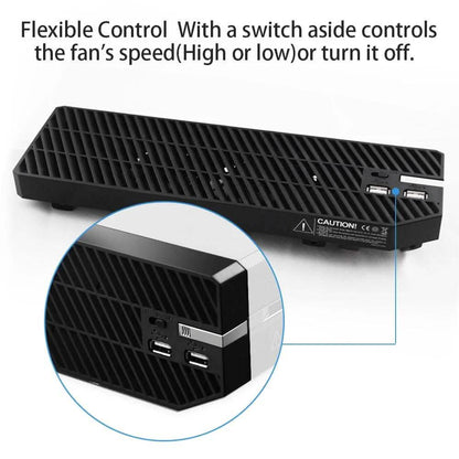 Agptek Xbox One Cooling Fan 3 Cooler with 2 Ports USB Hub DailySale
