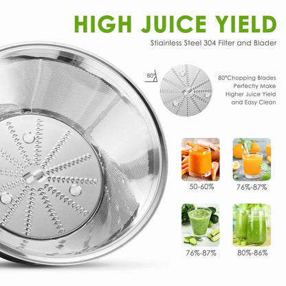 Aicok Juicer Centrifugal Juicer for Whole Fruit and Vegetable DailySale
