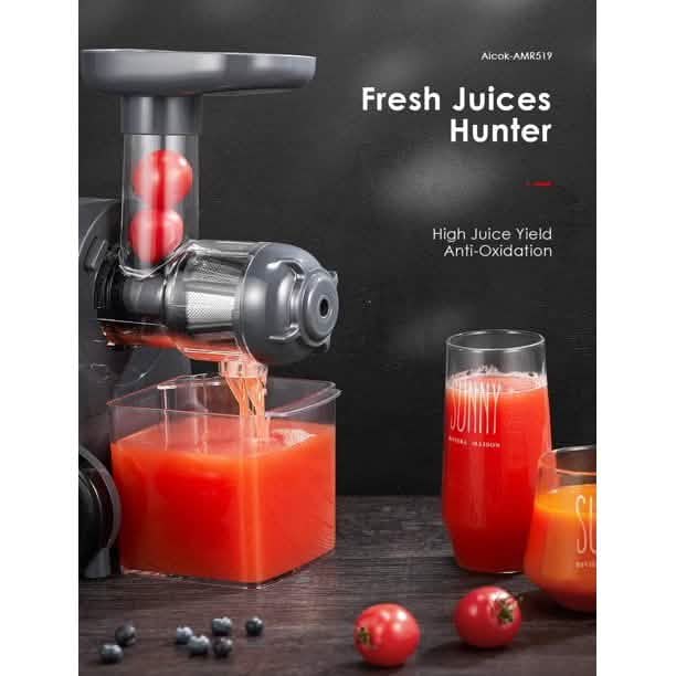 AICOK Juicer Masticating Juice Extractor with Reverse Function DailySale