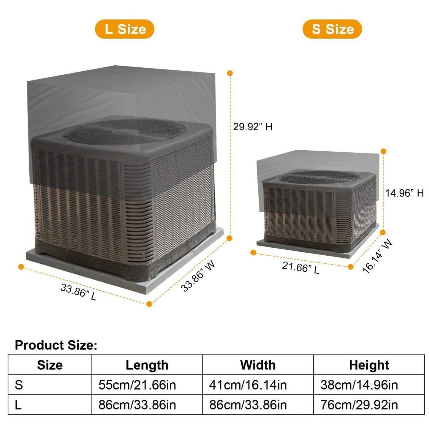 Air Conditioner Cover Outdoor Water-Resistant DailySale