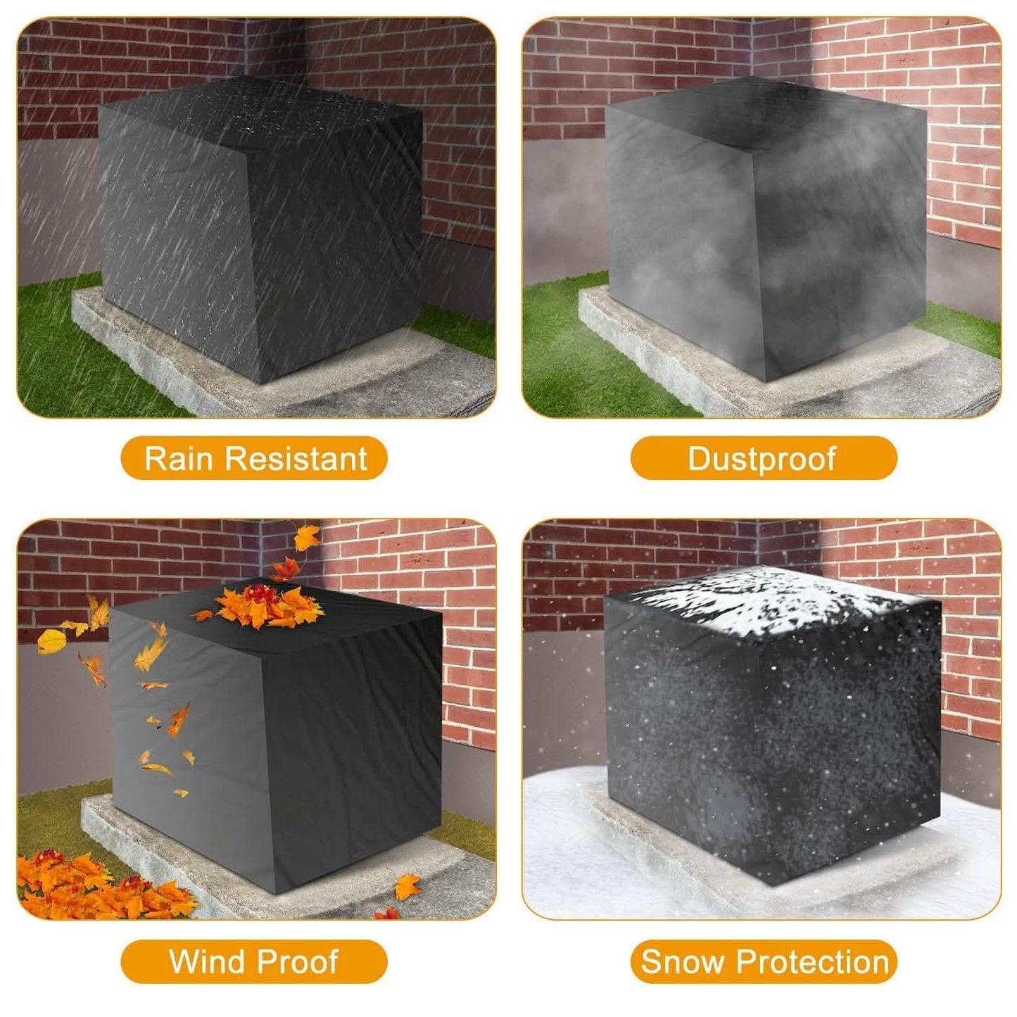 Air Conditioner Cover Outdoor Water-Resistant DailySale