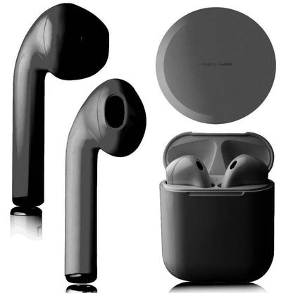 Airbuds Wireless Bluetooth Earphones with Charging Case and Bonus Qi Charging Mat DailySale