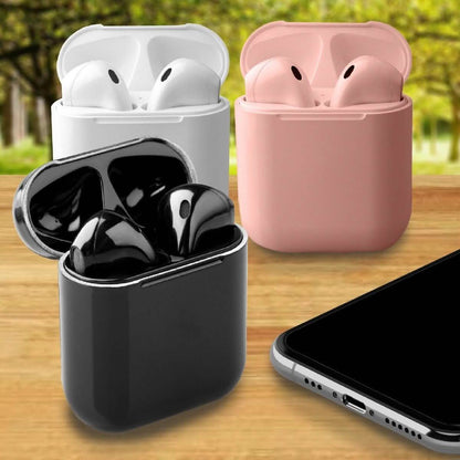 Airbuds Wireless Bluetooth Earphones with Charging Case and Bonus Qi Charging Mat DailySale