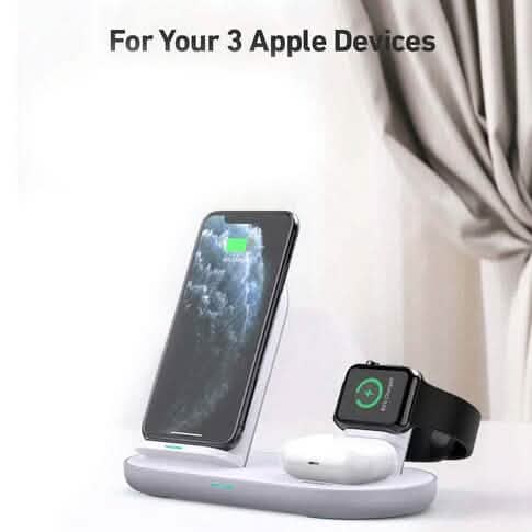 Aircore 3-in-1 Wireless Charging Station Stand DailySale