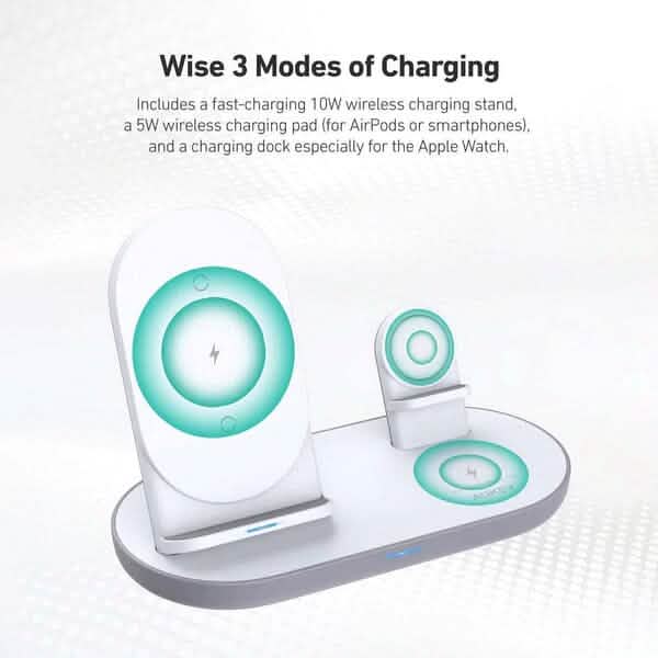 Aircore 3-in-1 Wireless Charging Station Stand DailySale