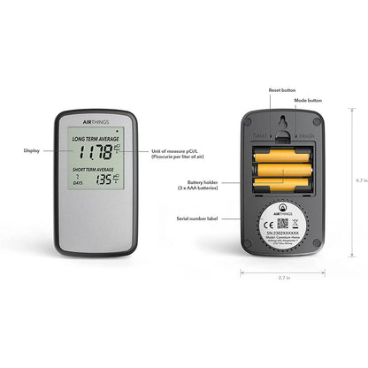 Airthings Corentium Home Radon Detector 223 Portable DailySale