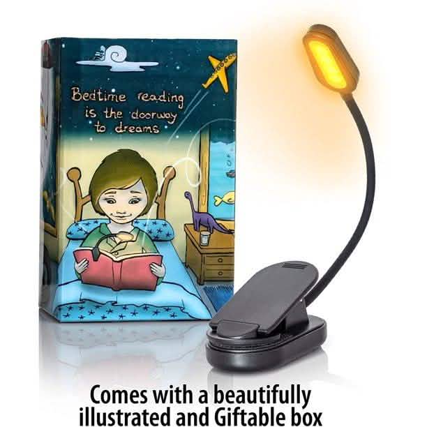 All in One Book Light Gift Set- 1600K Soft Strain-Free Reading Light DailySale