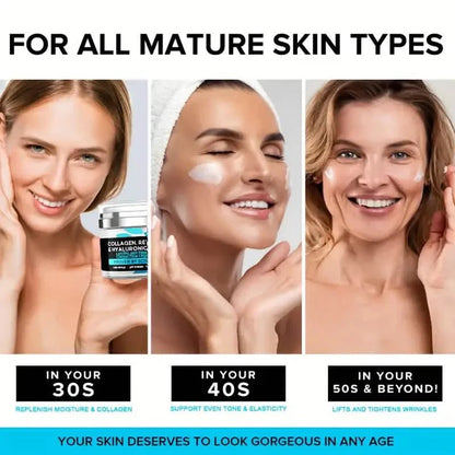 All-in-One Collagen Retinol Hyaluronic Acid Moisturizer for Firming Skin DailySale