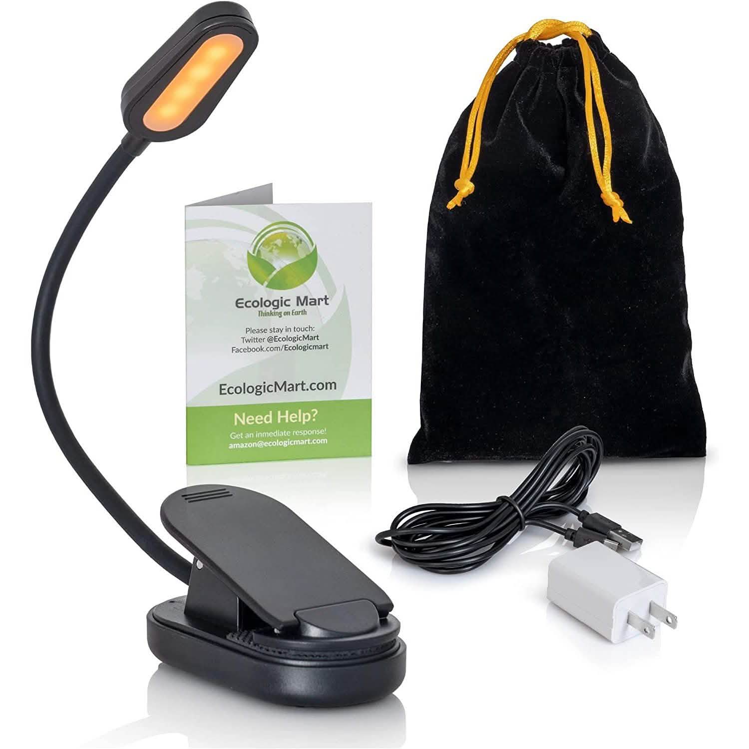 All in One Rechargeable Book Light Kit DailySale